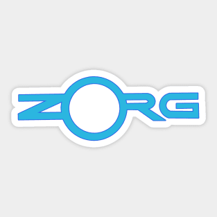 Zorg Neon Logo Sticker